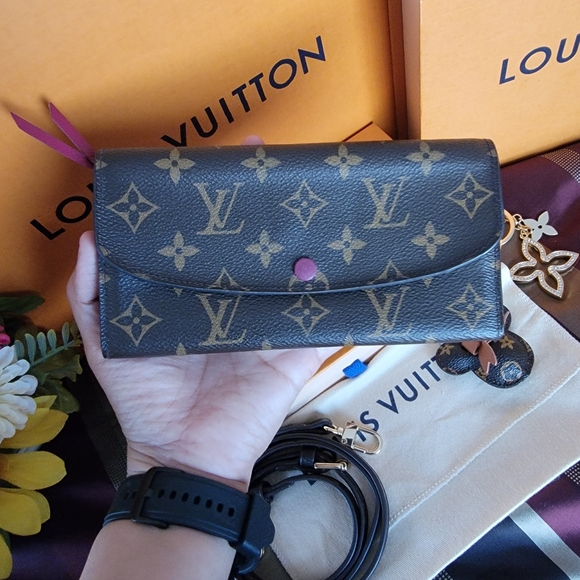 💜Louis Vuitton Monogram Emily Women's Wallet Unisex💜 - Picture 11 of 17